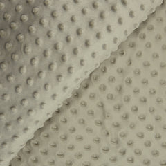 Polaire minky relief taupe