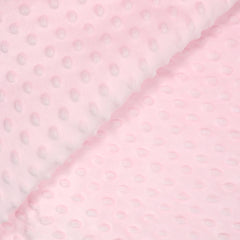 Polaire minky relief rose