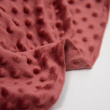 Polaire minky relief auburn