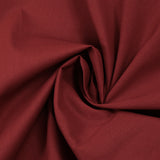 Noé burgundy cotton poplin