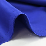 Electric blue satin cotton poplin