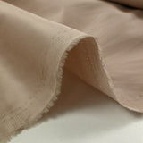 Powder beige satin cotton poplin