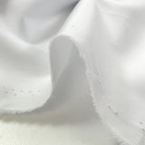 White satin cotton poplin