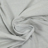Short woven cotton velvet dyed blue striped white background