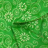 Batik cotton printed Udaipur apple green background