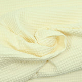 Coton 100% nid d'abeille crème