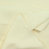 Coton 100% nid d'abeille crème