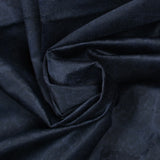 Versailles navy blue short-sleeved cotton velvet
