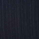 Crépon de polyester effet seersucker bleu marine
