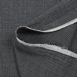 Gray and black Prince of Wales polyester gauze