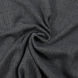 Gray and black Prince of Wales polyester gauze