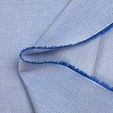 Camisa jacquard de algodón Nicolas fondo azul claro