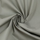 Flint gray elastane cotton twill