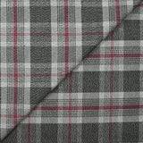 Aberdeen tartan woven-dyed cotton with navy reverse