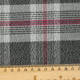 Aberdeen tartan woven-dyed cotton with navy reverse