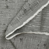 White and gray mottled seersucker effect cotton