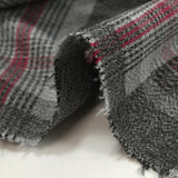 Aberdeen tartan woven-dyed cotton with navy reverse