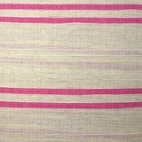Viscose and cotton striped in pink relief natural ecru background