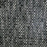 Tweed laine mélangée enduit noir et blanc
