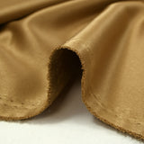 Dark gold satin-backed crepe
