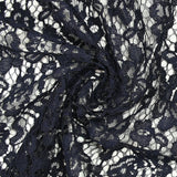Maud scalloped lace in midnight blue