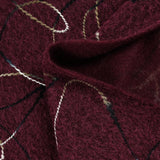 Lainage bouclette fantaisie Sophia lie de vin