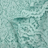 Pastel blue Maud scalloped lace