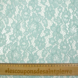 Pastel blue Maud scalloped lace