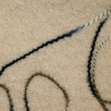 Sophia ecru fancy terry wool