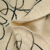 Sophia ecru fancy terry wool