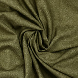 Khaki green granite effect printed cotton