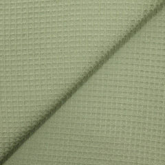 Coton 100% nid d'abeille kaki