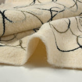 Sophia ecru fancy terry wool