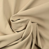 Plain beige polyester