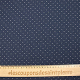 Jersey de algodón estampado trío de lunares sobre fondo marino