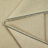 Plain beige viscose linen with twine
