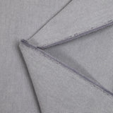 Gray dyed woven cotton