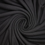 Jersey de coton piqué gris anthracite