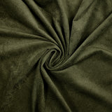 Velours polyester fines côtes kaki
