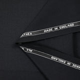 100% wool black twill tailoring fabric
