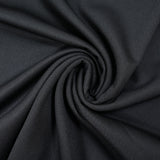 100% wool black twill tailoring fabric