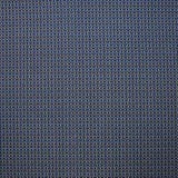 Polycotton poplin geometric print blue white background
