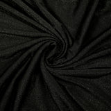 Black shiny polyester mesh