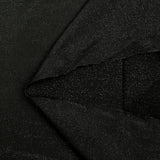 Black shiny polyester mesh