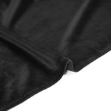 Jersey de terciopelo negro doble