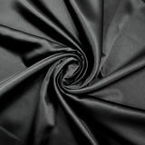 Plain polyester satin Inès black
