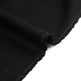 Drap de laine noir