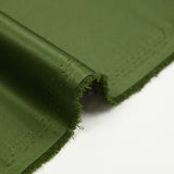 Plain polyester satin Inès olive green