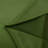 Plain polyester satin Inès olive green