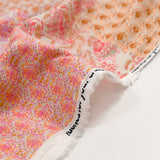 Gasa simple estampada de patchwork de cachemira rosa